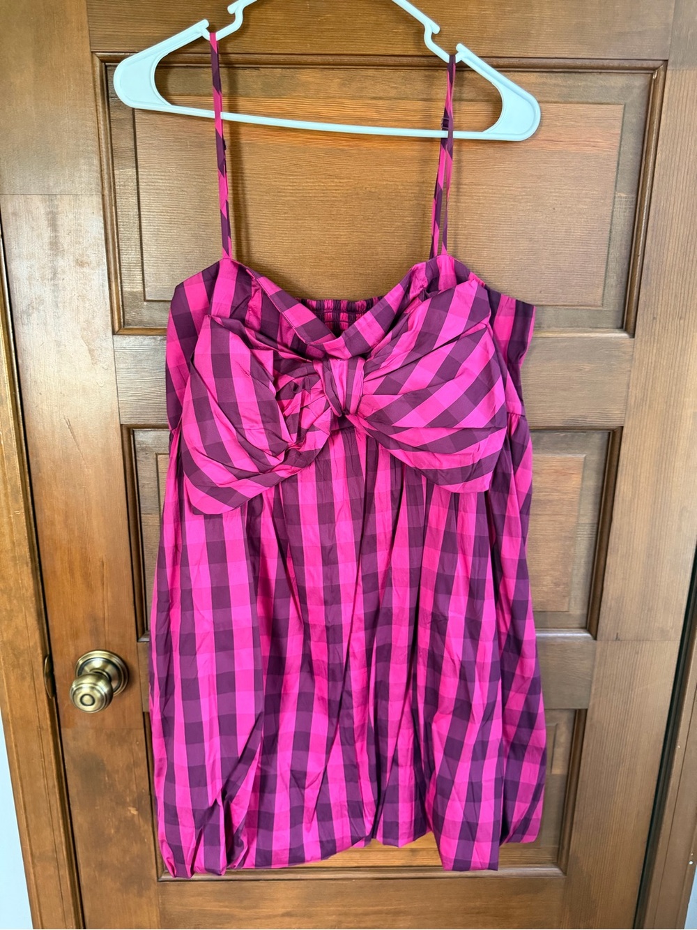 Maeve Bow Bubble Fit & Flare Mini Dress - Picture 2 of 6